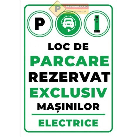 Indicatoare pentru masini electrice