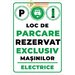 Indicatoare pentru masini electrice